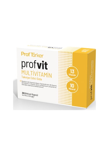 Proftürker Profvit Multivitamin 30 Kapsül