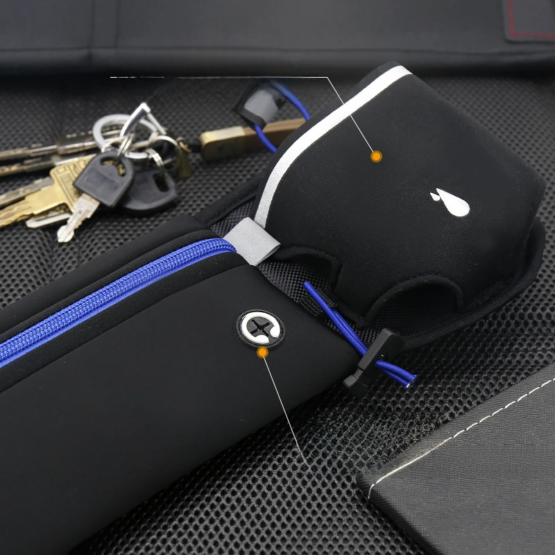 Fosenze Unisex Spor Bel Çantası - Su Suluklu, Su Geçirmez, Telefon Ve Kart Saklama Bölmeli, Koşu-maraton-fitness İçin Turuncu Üniversal Beden Çok Renkli