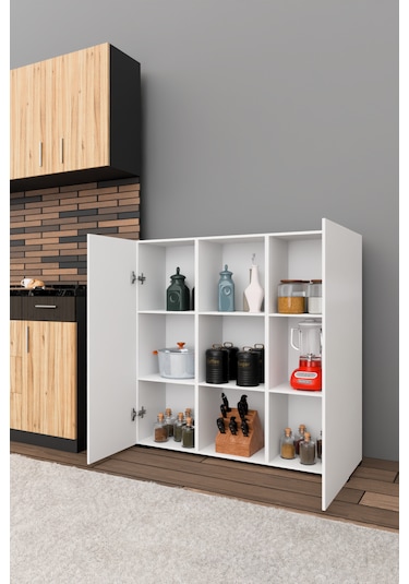 Yvz Home Uranüs-1 Mutfak Dolabı Beyaz