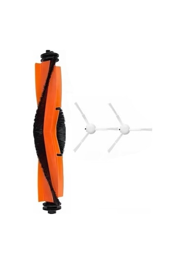 Xiaomi S10+ Uyumlu 1 Adet Ana Fırça 2 Adet Beyaz Yan Fırça