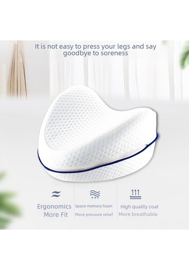 Yaozixa Beyaz Kalp Şekilli Memory Foam Ayak Bileği Yastığı - Yavaş回弹, Uyku Konforu Ve Denge Sağlama, 25x25x15x6 Cm, Hafif Ve Dayanıklı Beyaz