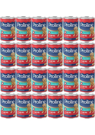 Pro Line Kuzu Etli Yetişkin Köpek Konservesi 24 x 400 G