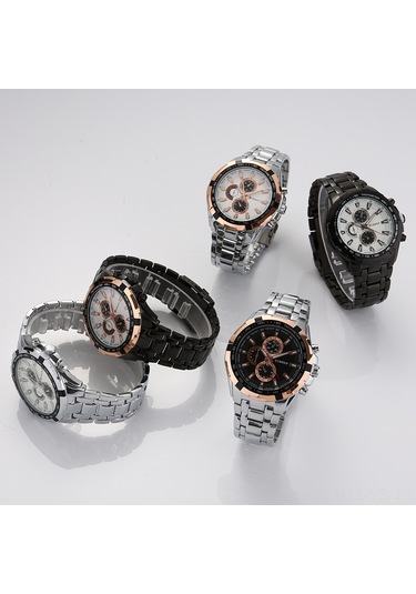 Yunboo Erkekler İçin Vintage Tarzlı Klasik Saat - Alüminyum Kordonlu, 35mm Çaplı, Gündelik Ve İş İçin Uygun Çok Renkli