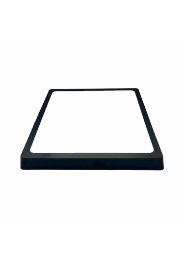 Zmr 24w Sıvaüstü Beyaz Işık Siyah Kasa Kare Panel Led Armatür Siyah Beyaz Işık