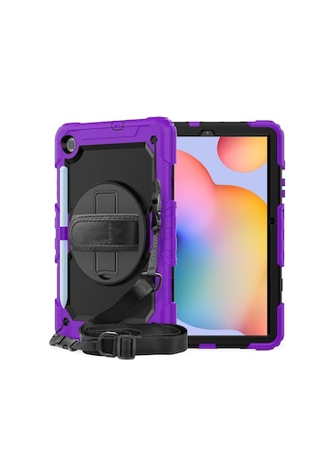 Samsung Uyumlu Galaxy P610 Tab S6 Lite 10.4 Pars Zırhlıtablet Kılıfı