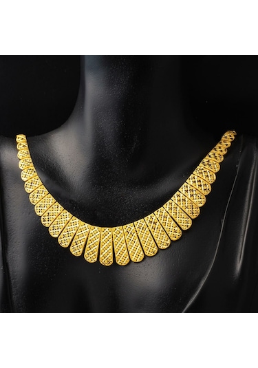 Bilezikci İtalyan Kalem İşlemeli Altın 14 Ayar Set Takımı St3lbs14k30077