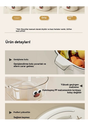 Spring Çift Katmanlıve Ve Sebze Yıkama Ve Boşalma Sepeti Orta Yış İl Yeşil