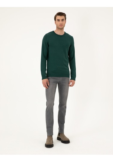 Pierre Cardin Erkek Yeşil Kazak /triko 50296575-vr054 Yeşil