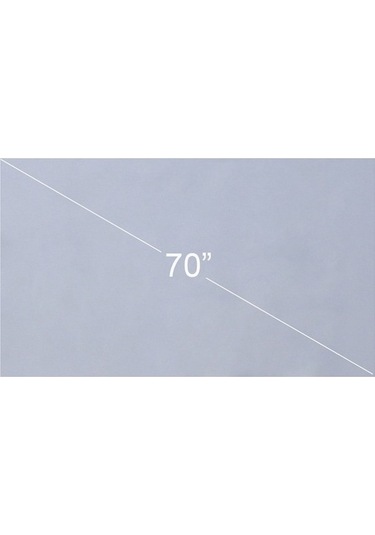 Ankatek 70 İnç Katlanabilir Hd 16:9 Çerçevesiz Projeksiyon Perdesi - Duvara Monte, Ev Sineması & Ofis Jzr-gy Optik Kuvvetli