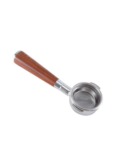 Metabagua 58mm Çift Kulak Kahve Makinesi Filtre Tutucu E61 Ahşap Saplı Stil F İle Dipsiz Portafilter Ve72md Kelebek