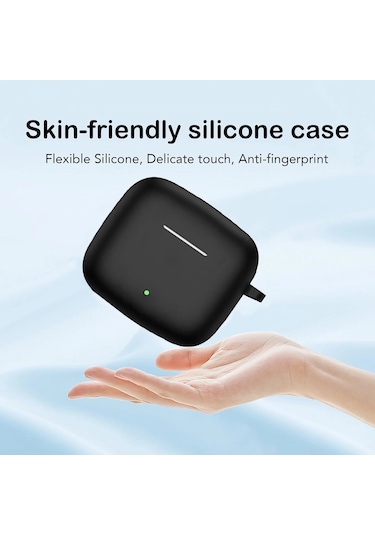 Caseonn Huawei Freebuds Se 4 Anc Kılıf Askı Aparatlı Mat Silikon Pembe