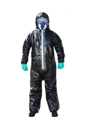 Tehlikeli Kimyasal İle Çalışmalarda Tam Koruma Set Starline Tulum Eldiven Drager Maske Univet Google Gözlük