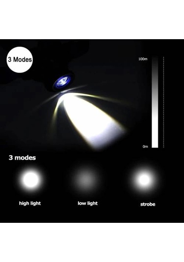 F-323 Q5 Led Lityum Polimer Su Geçirmez Şarjlı Kafa Feneri - 9001634787689ynt Çok Renkli