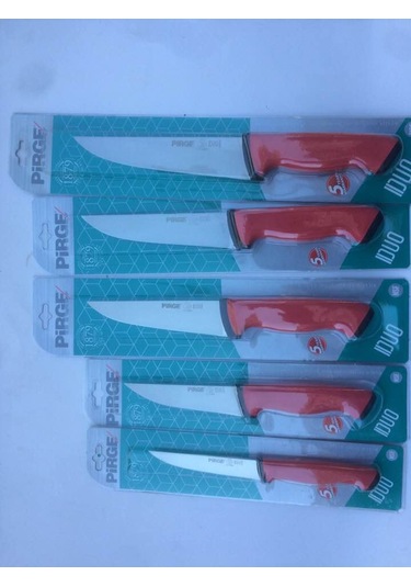 Pirge Duo Bıçak Seti Kırmızı