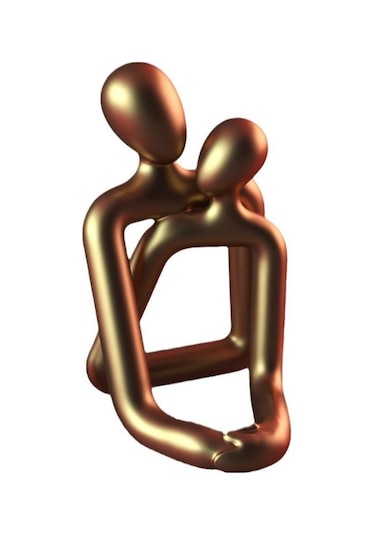 Ev Dekorasyonu İskandinav Tarzı Çift Heykeli Çift Estetik Oda Dekoru Sevgililer Günü