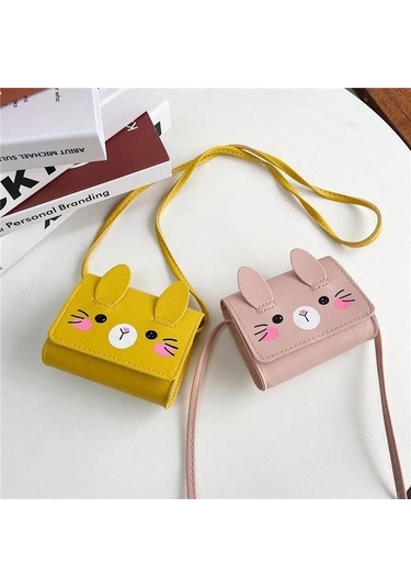 Dancemonkey Tavşan Sevimli Para Omuz Mini Küçük Küçük Kız Karikatür Cüzdanı Crossbody Çocuklar Çocuk Çantası Çanta Çanta Bozuk Beyaz Bebek Aksesuarları Uo Beyaz