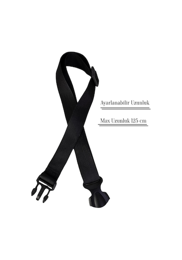Plastik Klipsli Bez Kemer  k Ayarlanabilir 8683255013043 Siyah