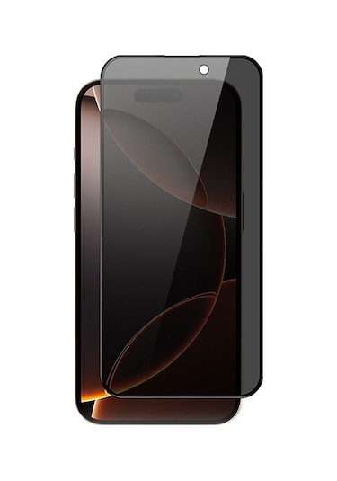 Zore Apple Uyumlu iPhone 16 Pro Max Davin 5d Privacy Cam Ekran Koruyucu
