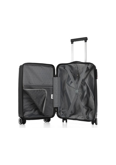 Ççs 5225 Polipropilen Kabin Boy Valiz-siyah Siyah