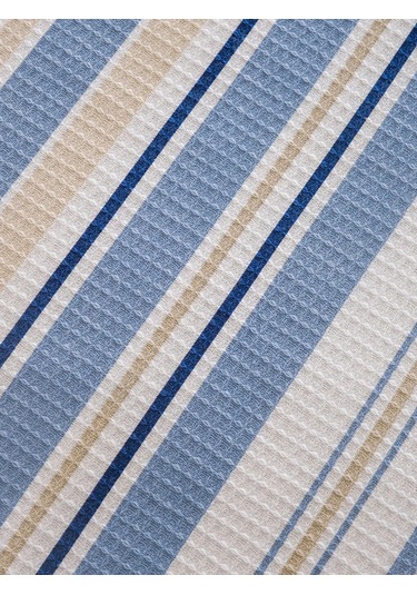 Karışık Çizgili Tek Kişilik Pike 160x220 Cm Çok Renkli