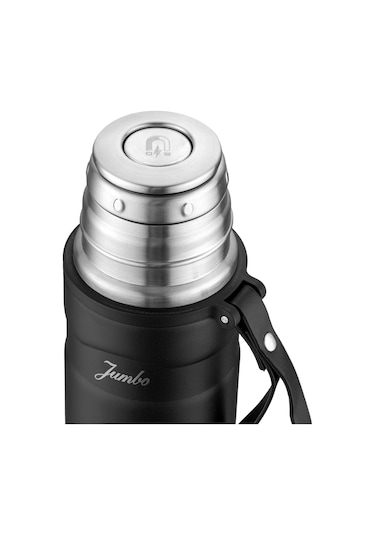 Jumbo Pollux Outdoor Termos 600 Ml Siyah