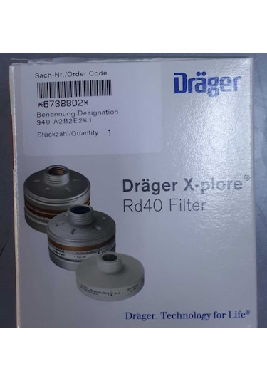 Drager X-Plore Rd40 6738802 A2B2E2K1 Gaz Filtresi