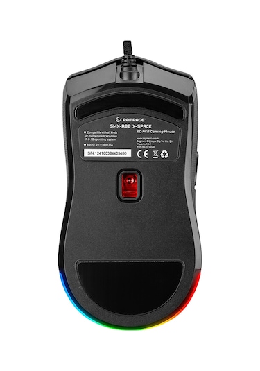 Rampage SMX-R88 X-Space Kablolu RGB Oyuncu Mouse