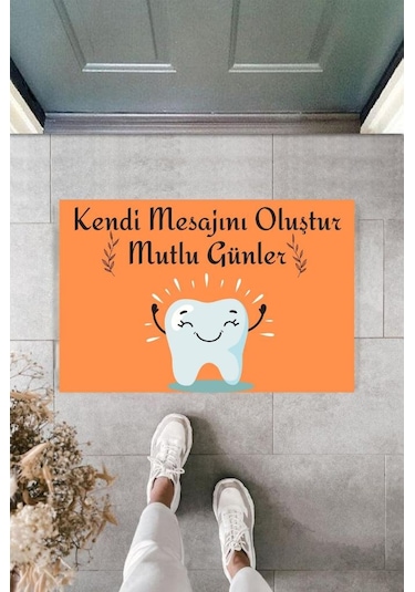 Dijital Baskı Kişiye Özel İç Kapı Dekorasyon Paspas Ps11289