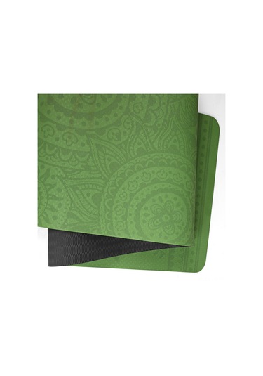 Ranyeek Tpe Materyal Yoga Minderi 183x61x0.6cm, Antrenman İçin Anti-kayma, Su Geçirmez, Temizlenmesi Kolay + Ağ Çantası Koyu Yeşil + Siyah Koyu Yeşil - Siyah