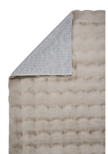 Yünteks Bubble Kabartmalı Peluş Post Halı 90x150 Vizon