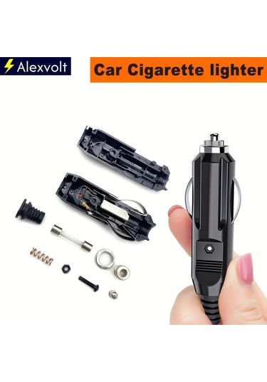 Xuweiwei 3.9m 13ft 14awg 15a Araç Şarj Kablosu Led Işıklı Erkek Dişi Sigara Çakmaklı Adaptör Hava Kompresörü Soğutucu