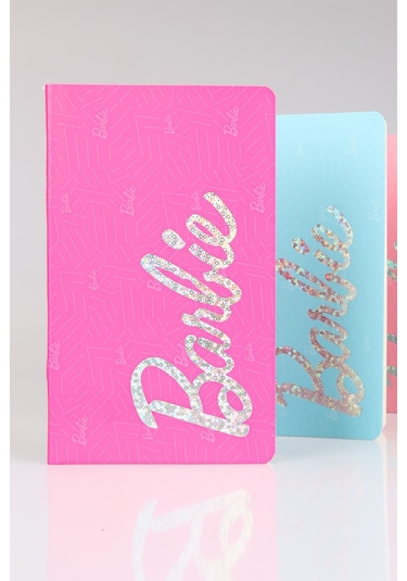 Dekomus İle Lisanslı Barbıe 60 Yaprak Çizgili Defter 13x21 Cm