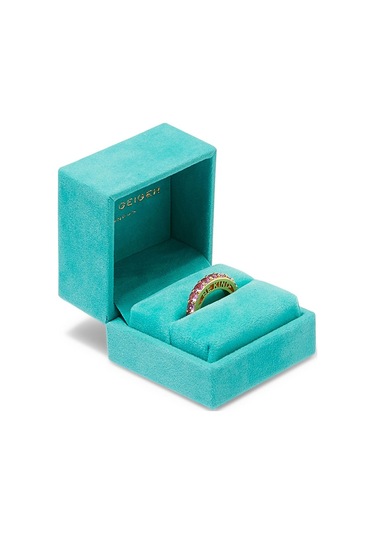 Be Kind Band Ring, Renkli Kristalli Yüzük Pembe