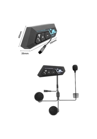 Ceylan Adam Yeni Nesil Dinleme Ve Konuşma Özellikli Intercom Kask Kulaklığı 5.0 Bluetooth
