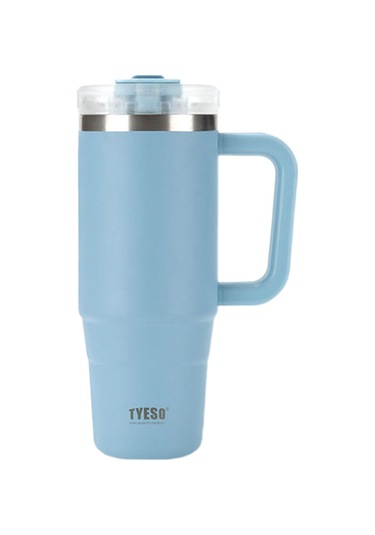 Tyeso Qq Termos Sızdırmaz Pipetli Çift Duvarlı Vakumlu 900ml TS-8866AM