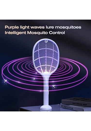 Boatshop1 Yaıawısu Usb Şarjlı Sivrisinek Öldürücü White Düz Öldürme Bölgeli Kompakt Böcek Katili 500mah Pil Usb Şarj Ev Ofis Seyahat İçin