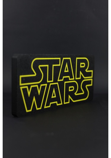 Star Wars - 3 Boyutlu Tabela - 25cm X 12cm X 1.5cm