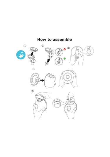 Agoodshop Bb-p1 Giyilebilir Göğüs Pompası - Pembe