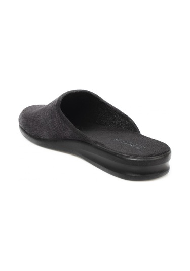 Muya 32802 Robin Önü Kapali Ev Terliği Siyah Erkek Terlik Siyah