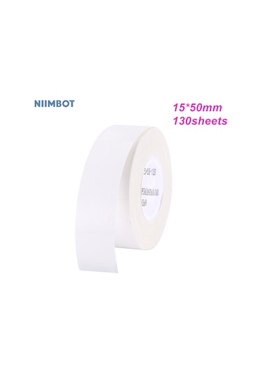 Dofolink Termal Etiket Kağıdı 15x50mm Beyaz, Otomatik Yapıştırıcı, Suya Yağa Dayanıklı, Mürekkep Gerektirmeyen, Ev Ofis Market Kullanıma Uygun 130 Adet 1 Rulo