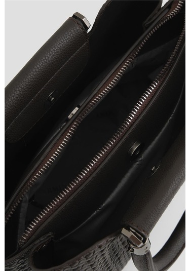 Armine Çanta Örgü 25yd7342 Kahverengi Kahverengi