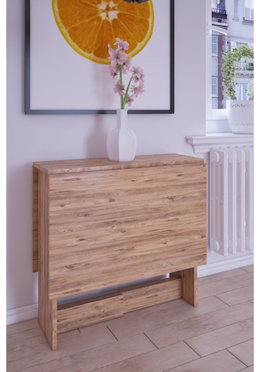 Dekorfim DF01108AC Pratik Portatif Katlanır Masa Mutfak ve Yemek Masası