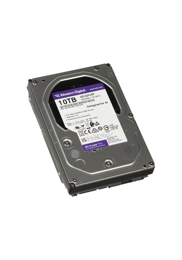 Wd Purple Wd102purp 3,5" 10tb 256mb, 7200 Rpm, 7/24 Güvenlik Hdd Türkiye Distribütörü Garantili