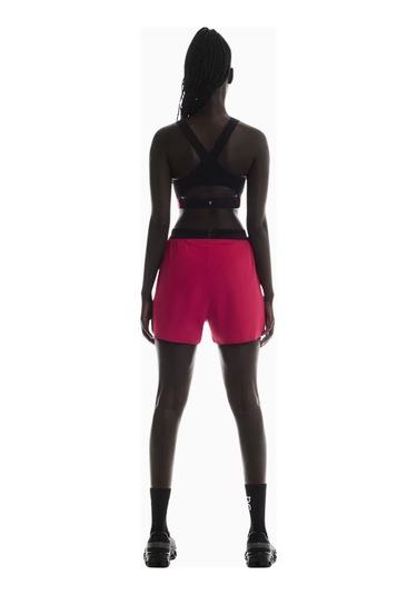 On 3" Performance 2/1 Shorts Hafif Iç Taytlı Hızlı Kuruyan Kadın Koşu Şortu Kırmızı
