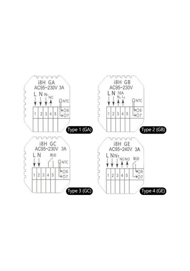 Wondernest Wıfı Termostat Siyah Radyatör Lichen Lcd Ekranlı Akıllı Isıtma Kontrol Cihazı Akıllı Bb Siyah