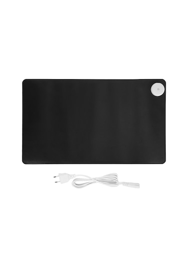 Sıcak Masa Matı 3 Isı Seviyesi Zamanlayıcı Su Geçirmez Büyük Pu Deri Isıtmalı Mouse Pad Ofis Kullanımı 100-240v Ab Fişi
