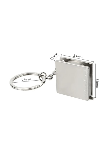 Çekme Cetveli Anahtarlık Mezura Anahtarlık Anahtarlık Ölçme Aletleri Geri Çekilebilir Cetvel Taşınabilir Ölçme Aletleri