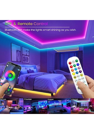 Rgb 5050 Dc 5v Led Işıklar Usb Led Şerit Işıklar Wifi Bluetooth 5050 Neon Rgb Bant Diy Tv Arka Işıkları Led Aydınlatmalar 56669228