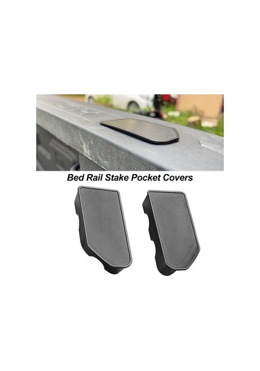 2019-2022 Silverado Sierra İçin Dayanıklı Yatak Rayı Delik Kapakları - Su Geçirmez Ve Pas Önleyici