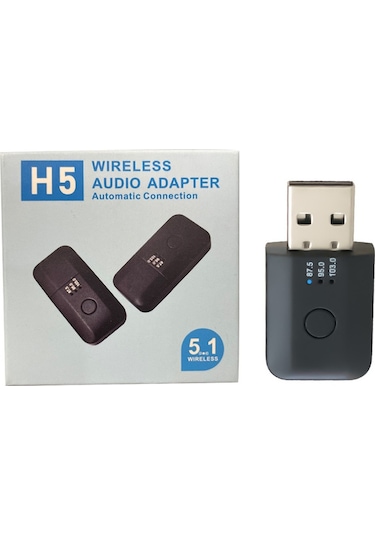 Cbtx Hq-h5 Araç Kablosuz Ses Adaptörü Bluetooth Usb Alıcı Mp3 Çalma Fm Verici Sürüş Navigasyon İçin Araç Ses Adaptörü